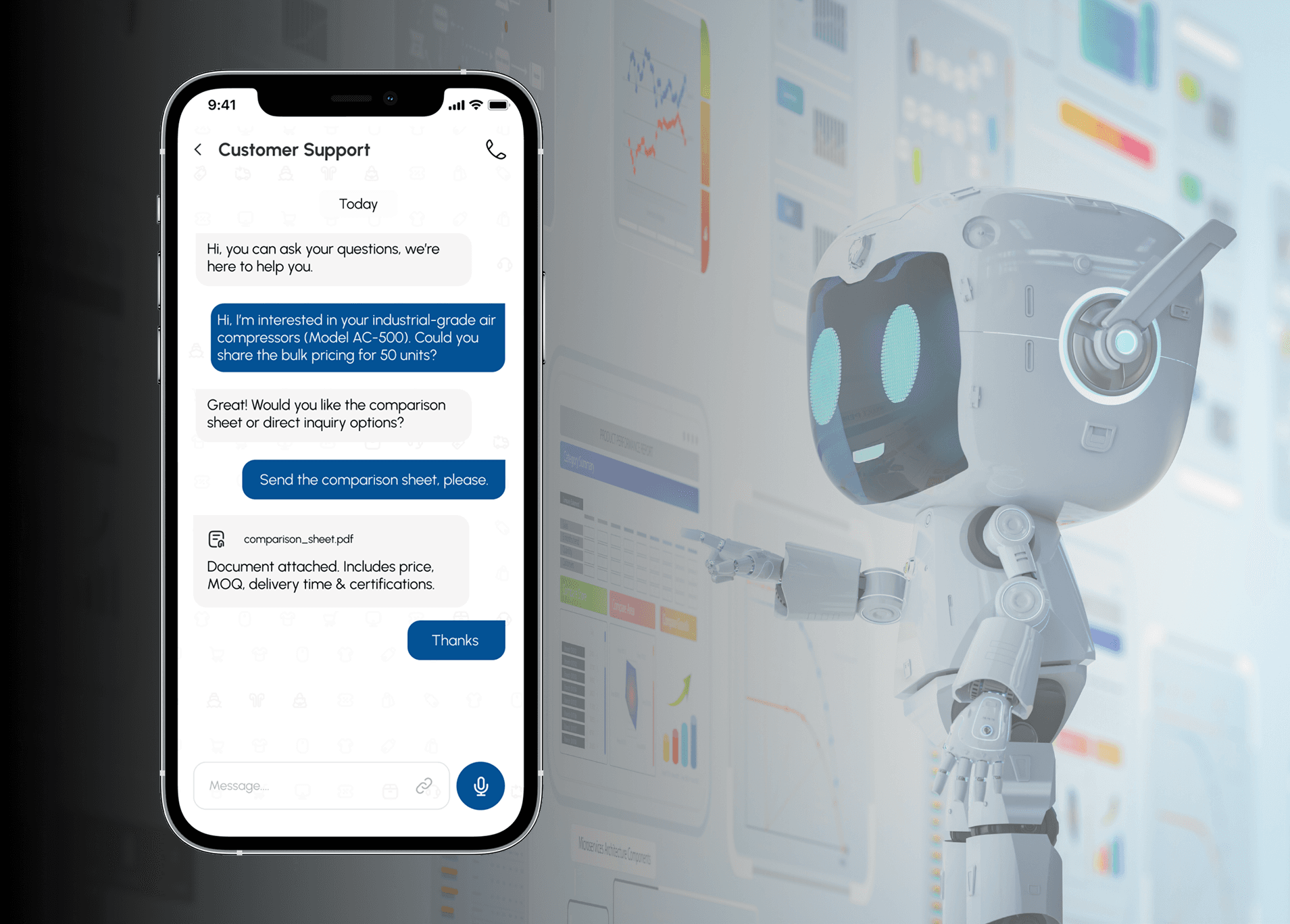 AI-Powered B2B Support Bot