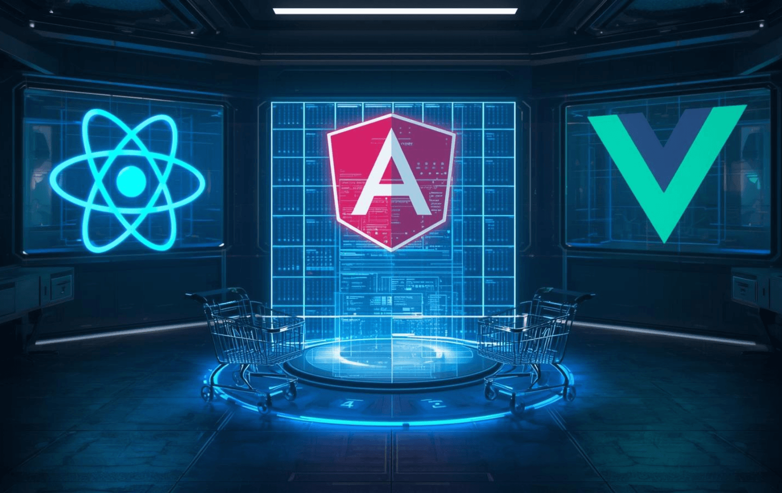 React vs. Angular vs. Vue for E-Commerce: Which Web Framework Will Help Your Online Store Scale