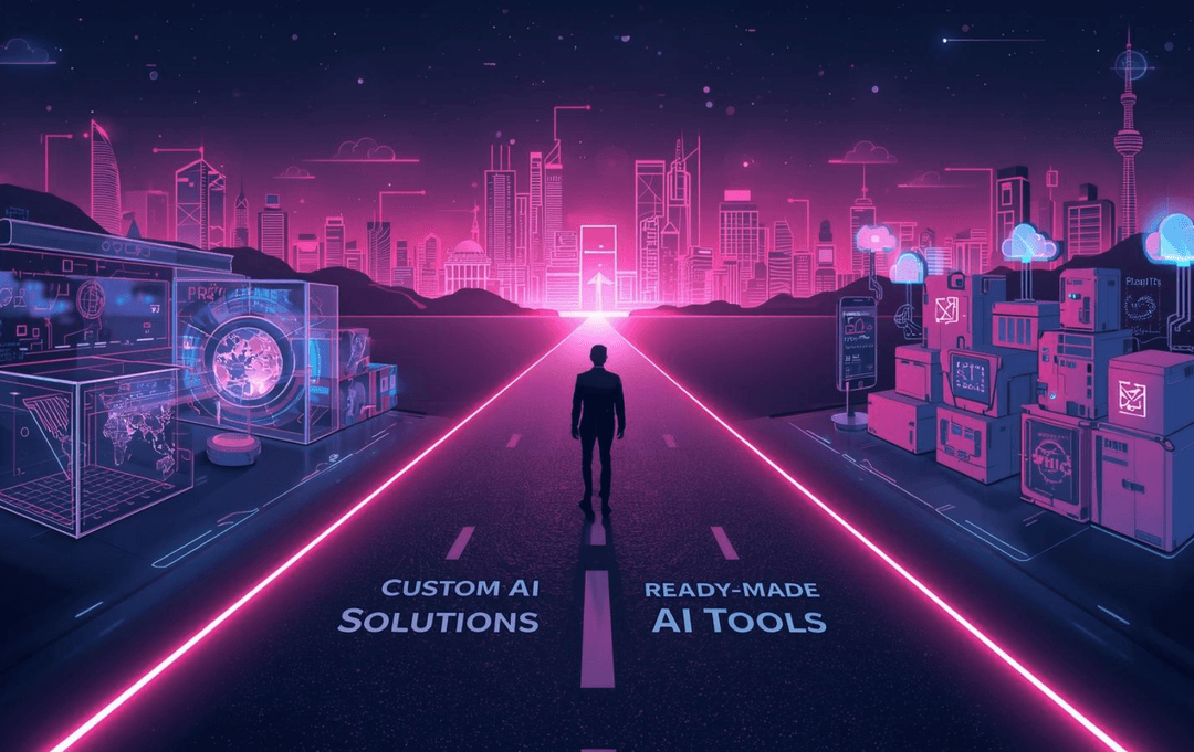 Custom AI Solutions Vs Ready-Made AI Tools – Which One Is Right for Your Business