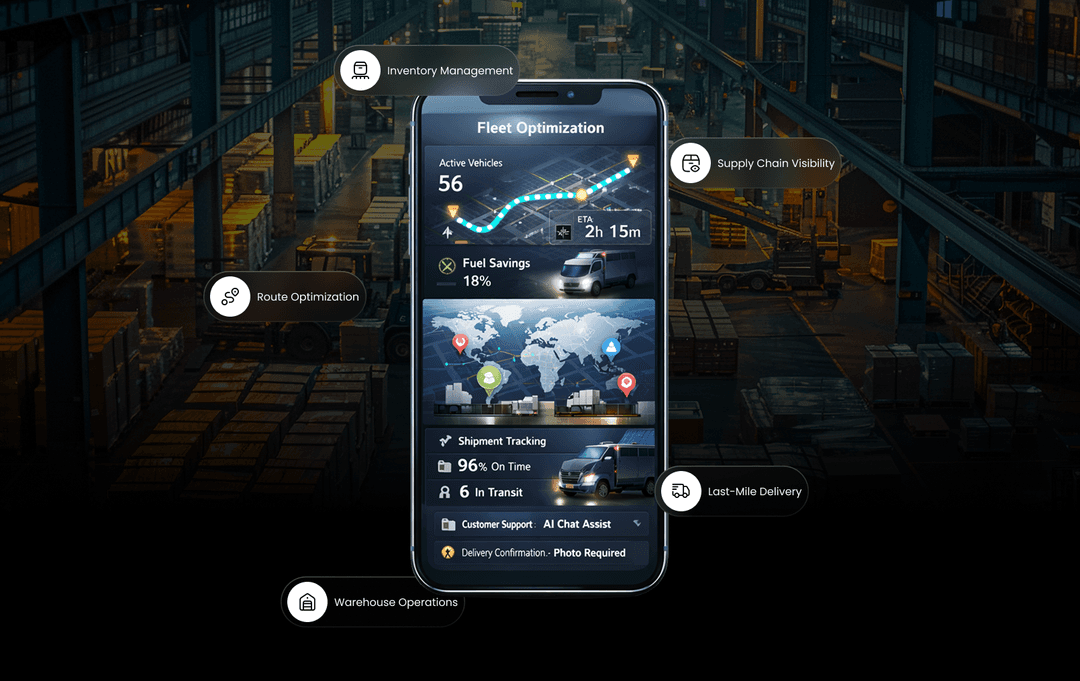 Top 5 Ways AI and Mobile Apps are Transforming Global Supply Chain Management